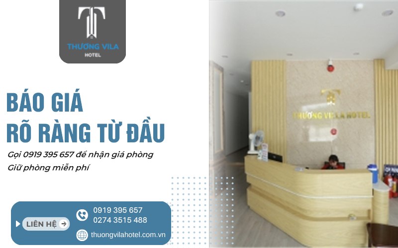 Báo giá rõ ràng tại khách sạn giá rẻ Bến Cát